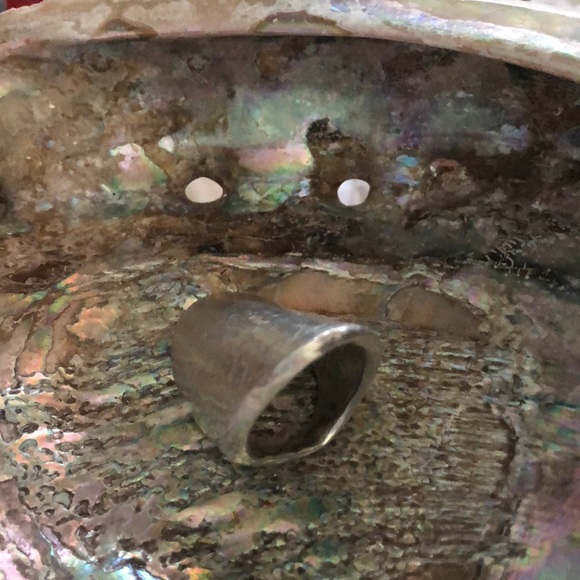 Big, funky, artsy, bold Sterling Silver Ring - Picture 4 of 8